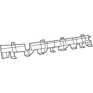 55364745AA Mopar Bracket-Grille Illustration 1 of 1