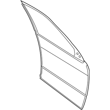 55372010AJ Mopar Front Door Outer Repair Door Illustration 1 of 1
