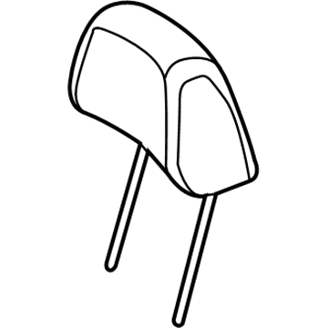 1BF941D1AA Mopar Front Headrest Illustration 1 of 1