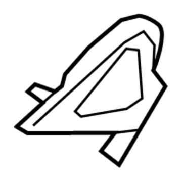 1DQ461KAAA Mopar Fold Flat Shield Illustration 1 of 1