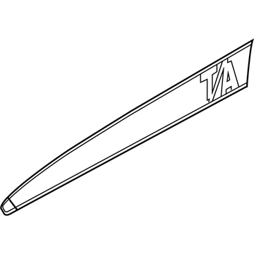 6DA71XXXAB Mopar Decal-Fender Illustration 1 of 1