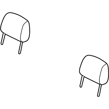 1BN771DVAA Mopar Front Headrest Illustration 1 of 1