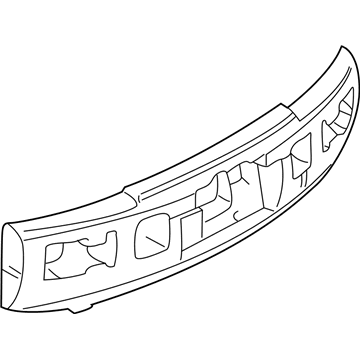 MR462388 Mopar Rear Bumper Beam Illustration 1 of 1