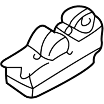 MR461614 Mopar Power Window Switch Illustration 1 of 1