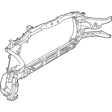 68066740AD Mopar Radiator Closure Panel Illustration 1 of 1