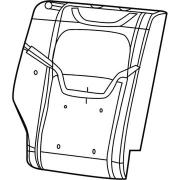 68289807AB Mopar Foam-Seat Back Illustration 1 of 1