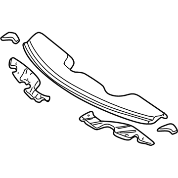 5010290AC Mopar Panel-COWL PLENUM Upper Illustration 1 of 1