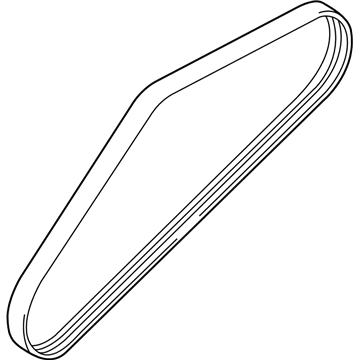 MN187017 Mopar Power Steering Belt Illustration 1 of 1