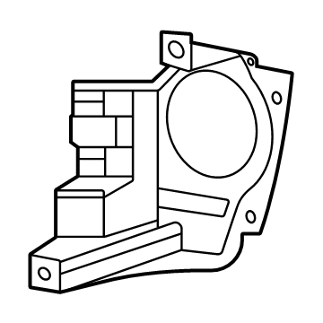 68232196AB Mopar Fog Lamp Bracket Illustration 1 of 1