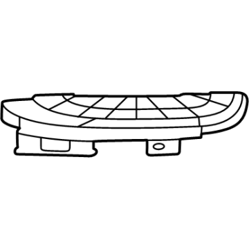 68232198AA Mopar Fascia Applique Illustration 1 of 1