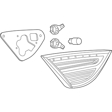 68110363AB Mopar Tail Stop Backup Lamp Illustration 1 of 1