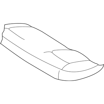 YB631L5AA Mopar Rear Seat Cushion Cover Illustration 1 of 1