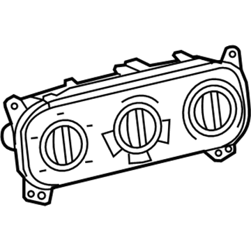 55111277AC Mopar Heater Control Illustration 1 of 1