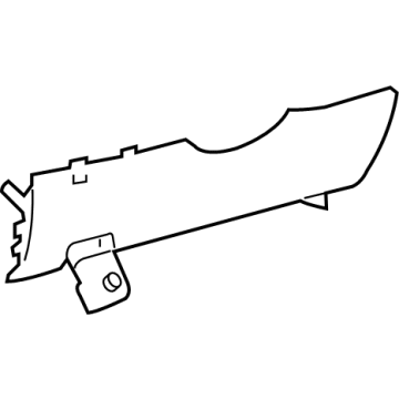 Dodge Grand Caravan Steering Column Cover - 1QY37DX9AD