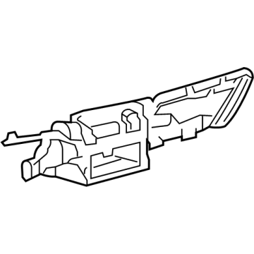 5LG55BD1AC Mopar Instrument Lower Bezel Illustration 1 of 1
