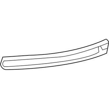 4805380AB Mopar Front Bumper Reinforcement Illustration 1 of 1