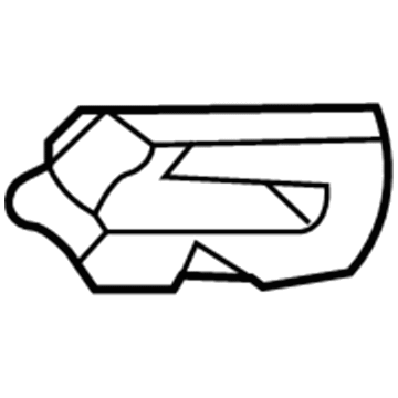 4805394AA Mopar REINFMNT-Front Illustration 1 of 1