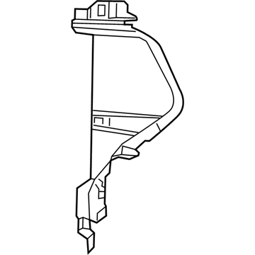 68381705AA Mopar Air Inlet Baffle Illustration 1 of 1