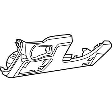 1YW04LU5AE Mopar Steering Column Opening Cover Illustration 1 of 1