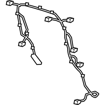 68022293AG Mopar Liftgate Wiring Illustration 1 of 1