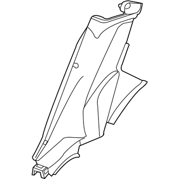 1SL51DX9AA Mopar Quarter Trim Panel Illustration 1 of 1