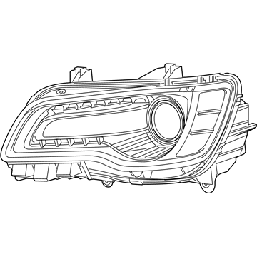 Chrysler 300 Headlight - 68402949AA