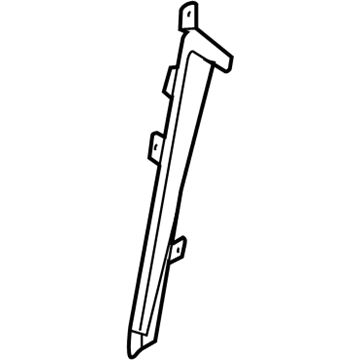 68024949AA Mopar Seal-Radiator Side Air Illustration 1 of 1