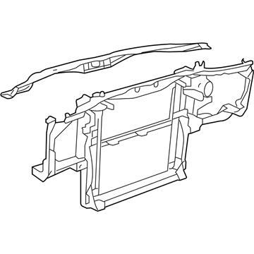 Mopar 68024918AC Radiator Closure Panel 68024918AC Mopar Radiator Closure Panel Illustration 1 of 1