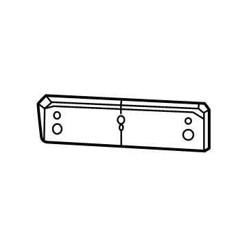 2025 Jeep Compass License Plate - 6WA18RXFAA