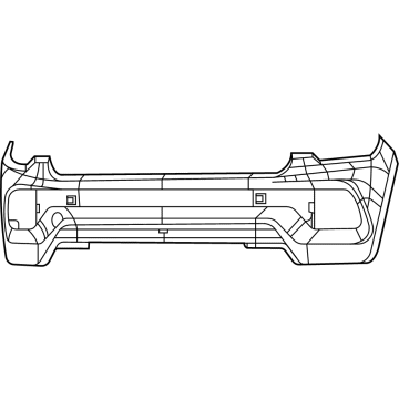 2025 Jeep Compass Bumper - 68552413AA