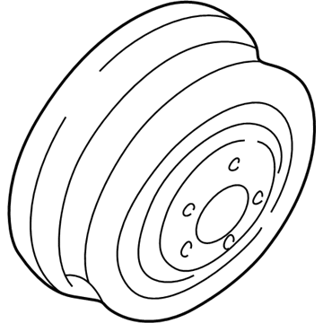 Dodge D150 Brake Drum - 3496563