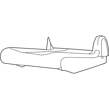 1QV091DVAA Mopar Cover And-Rear Seat Cushion Illustration 1 of 1