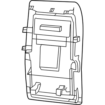 1LC041K2AA Mopar Seat Back Illustration 1 of 1