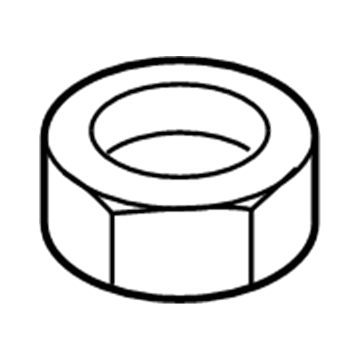 6100219 Mopar Nut-HEXAGON Jam Illustration 1 of 1