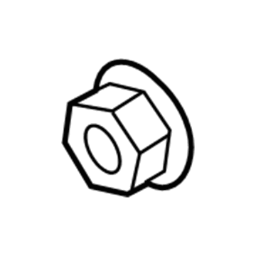 6502720 Mopar Hexagon Flange Lock Nut Illustration 1 of 1