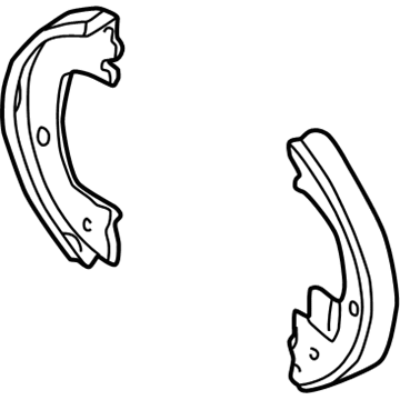 5073647AB Mopar Rear Brake Pad Illustration 1 of 1