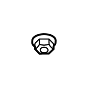 6506587AA Mopar Hexagon Nut Illustration 1 of 1