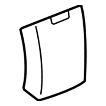 Mopar 5102453AA Storage Bin Lid 5102453AA Mopar Storage Bin Lid Illustration 1 of 1