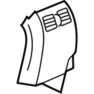 1AU92TL2AA Mopar Floor Console Bezel Illustration 1 of 1