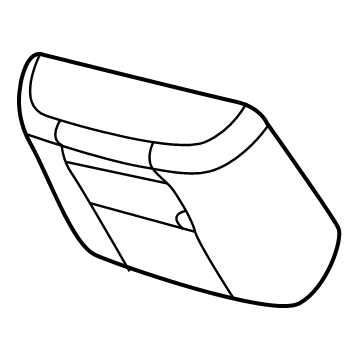 6NF73TX7AA Mopar Handle Cover Illustration 1 of 1
