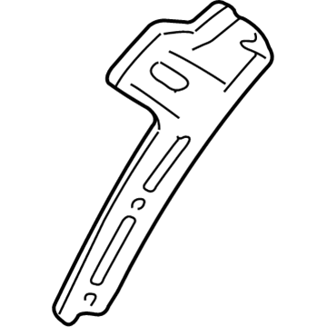 4783962 Mopar Windshield Side Frame Illustration 1 of 1