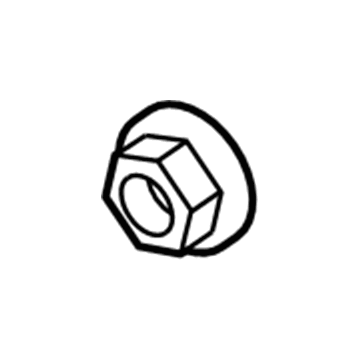 Mopar 5189407AA Hexagon Flange Lock Nut 5189407AA Mopar Hexagon Flange Lock Nut Illustration 1 of 1