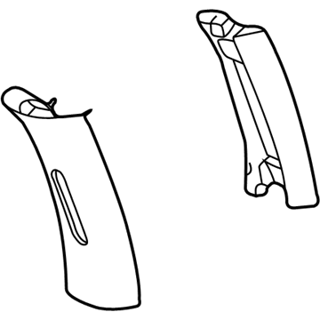 PY72TL2AC Mopar C Pillar Cover Illustration 1 of 1
