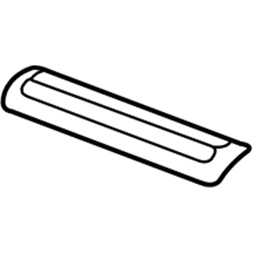 TN30WL5AB Mopar Scuff Plate Illustration 1 of 1