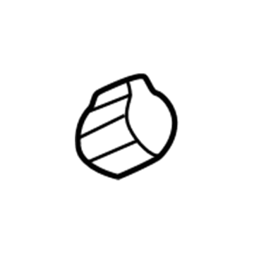 55256768AB Mopar STOP/BUMPER-Hood To Fender Illustration 1 of 1