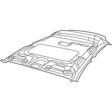 Mopar 1SG78HDAAB Headliner 1SG78HDAAB Mopar Headliner Illustration 1 of 1