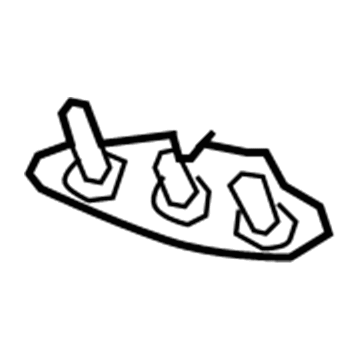 1BW48DW1AA Mopar Bezel-Garage Door Opener Illustration 1 of 1