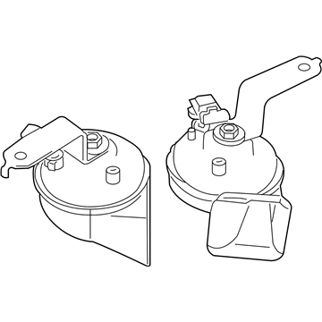 68087085AB Mopar Horn Illustration 1 of 1