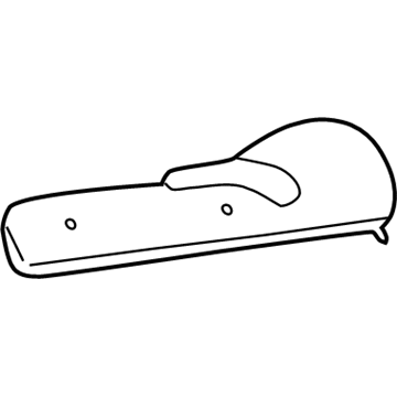 UC621FLAA Mopar Seat Cushion Shield Illustration 1 of 1