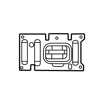 68667496AA Mopar Bumper Bracket Illustration 1 of 1